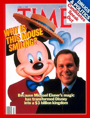 Michael Eisner, CEO of The Walt Disney